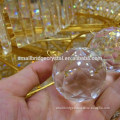 Factory Wholesale Crystal Chandelier Parts Machine Cut Faceted Ball                        
                                                Quality Choice